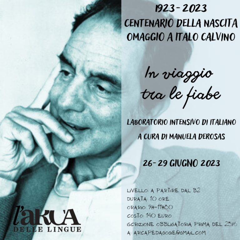 Atelier d'italien - centenaire de la naissance d'Italo Calvino - Laboratoire intensif d'italien - In viaggio tra le fiabe