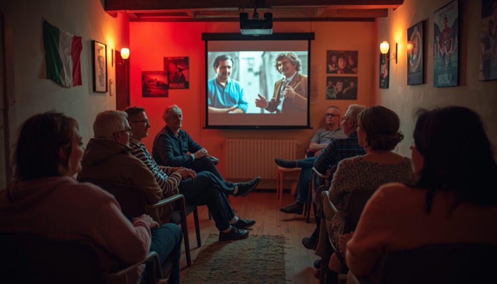 ciné-club en italien